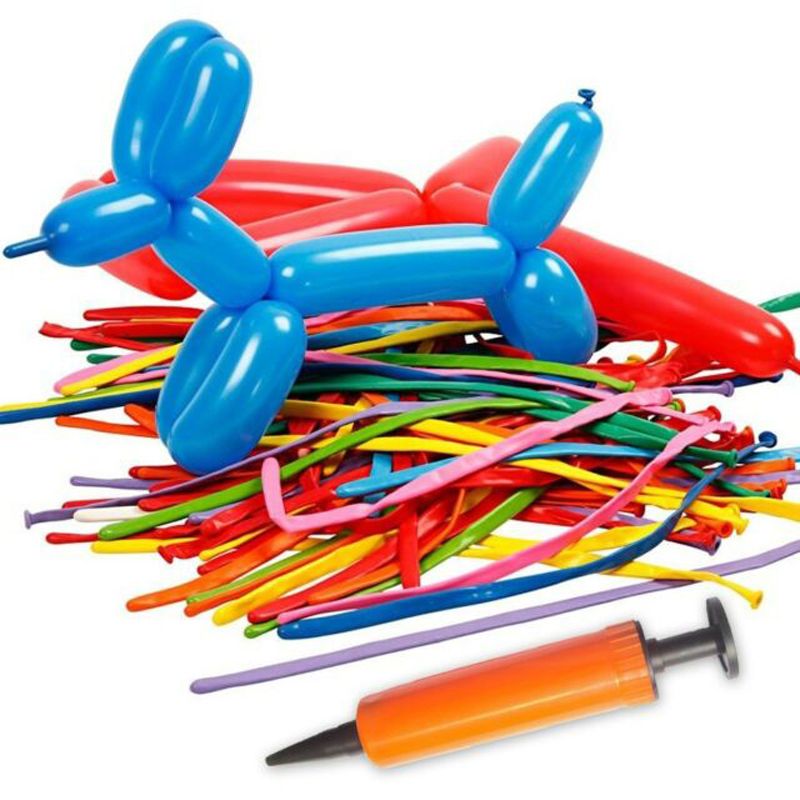 Magic Balloons with Pump for Kids Birthday Parties and Decorations