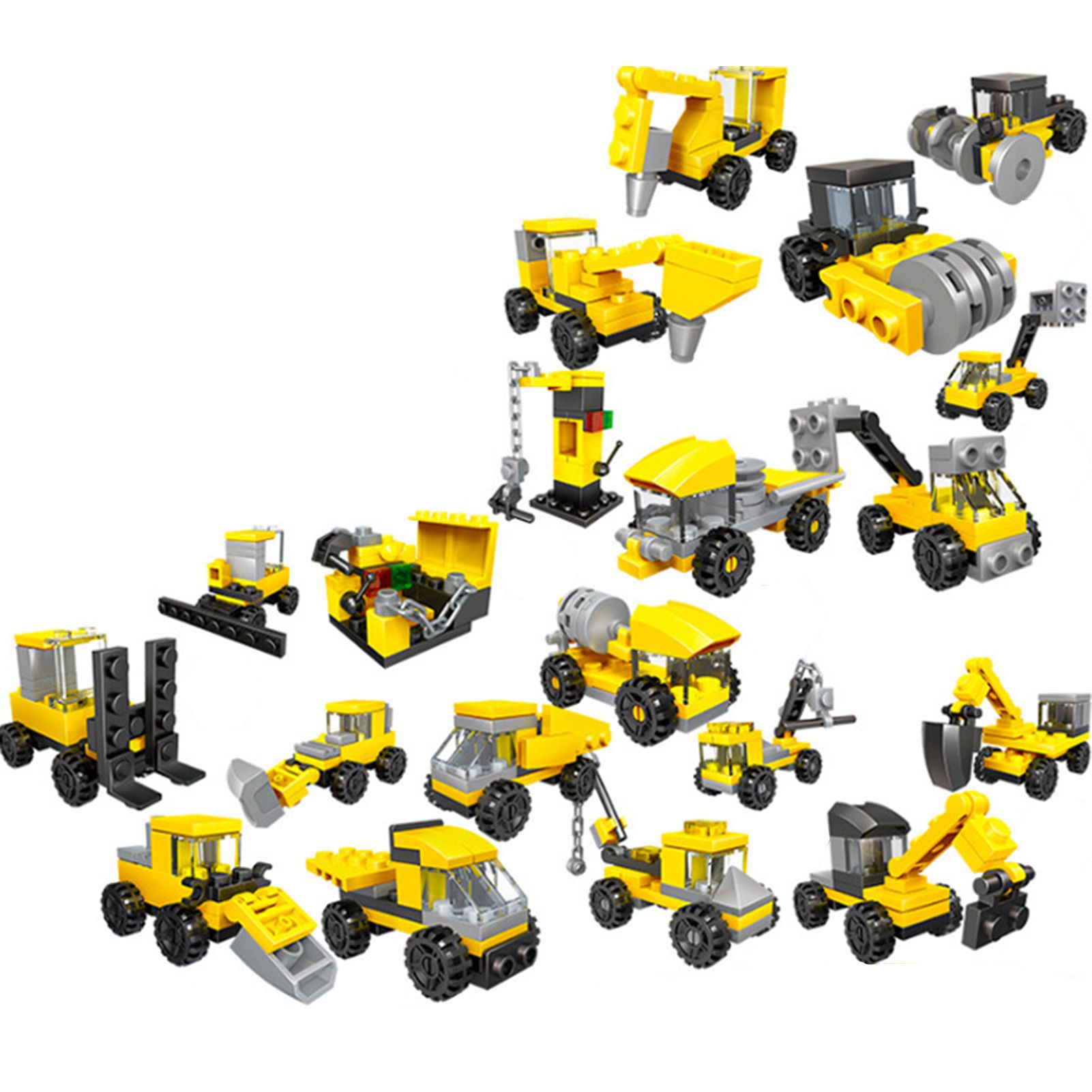 10 Boxes Building Block Assembling Educational Toys DIY Early Childhood Educational Building Block for Kids