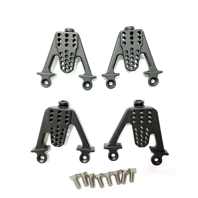 4PCS Metal Rear & Front Shock Mount LIFT Shocks for Axial SCx10 1/10 RC Crawler Shock Absorber