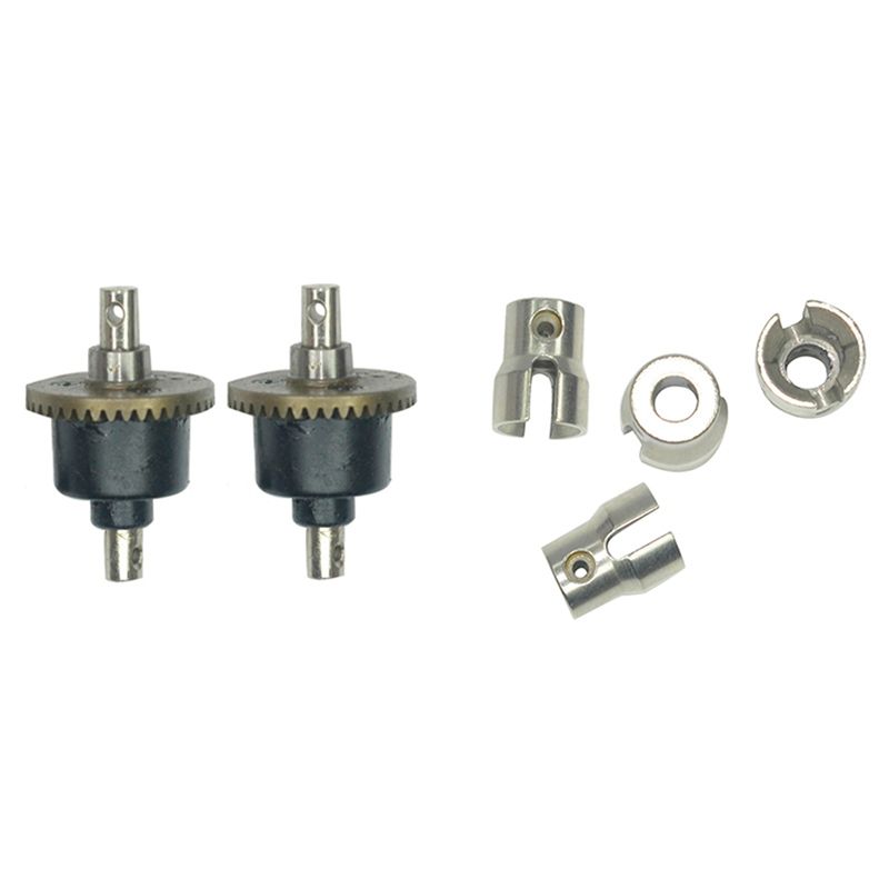 2Pcs Differential Assembly with 4Pcs Metal Axle Drive Cup,for XLF X03 X04 X-03 X-04 1/10 RC Car Monster Truck Parts