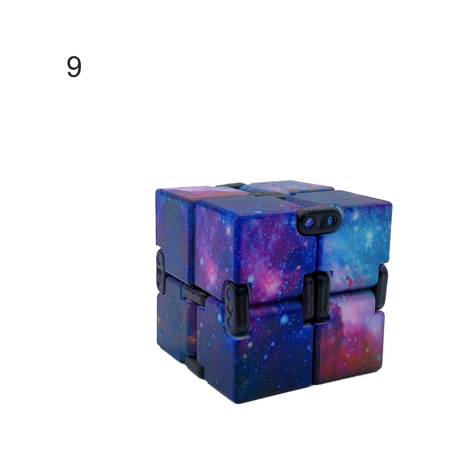 Infinity Cube Colorful Stress-relieving Flexible Magic Puzzle Cube Model for Gift