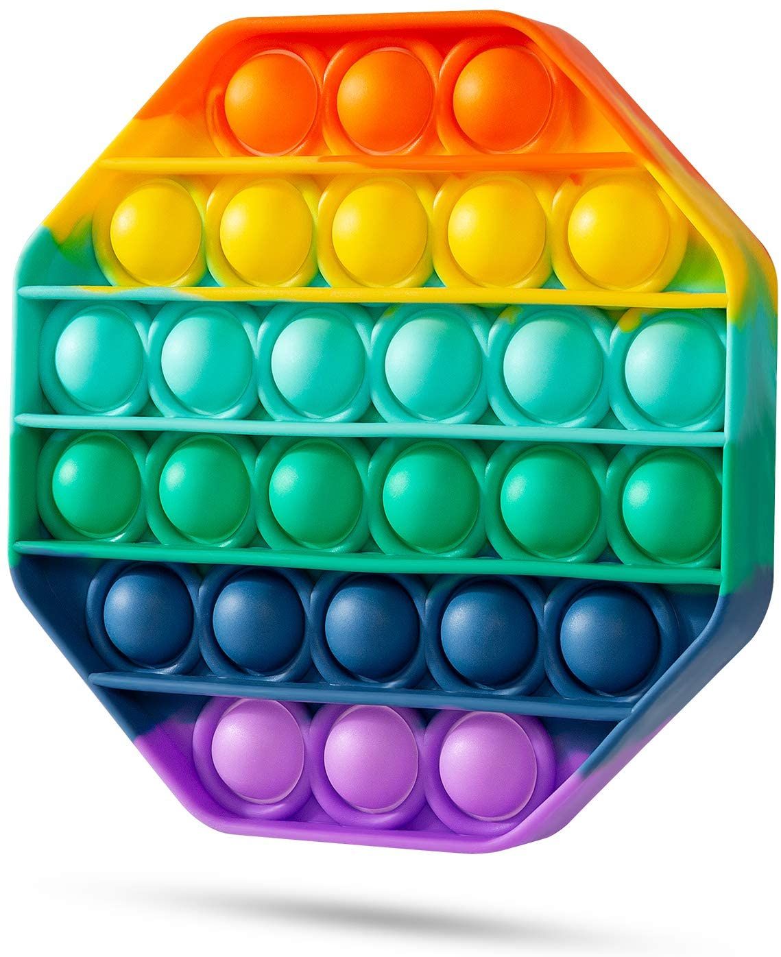 Push Pop Bubble Fidget Sensory Toy Special Needs Stress Reliever Silicone Stress Reliever Toy Squeezes Sensory Toys