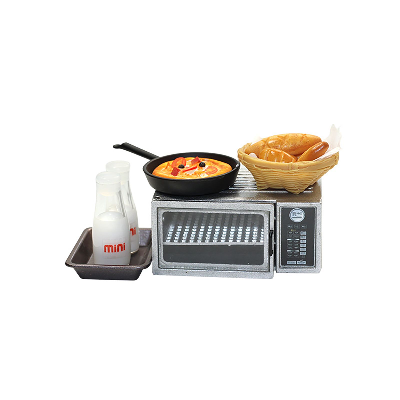 Mini Handmade Scenery Accessory Resin 1/12 Scale Dollhouse Bread Oven Model for Children
