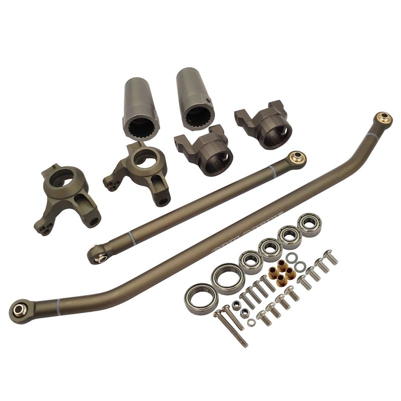 Metal Steeg  C Hub Carrier Axle Lockout Steeg Link Rod for 1/10 RC Crawler Axial RR10 WRAITH Parts,ium