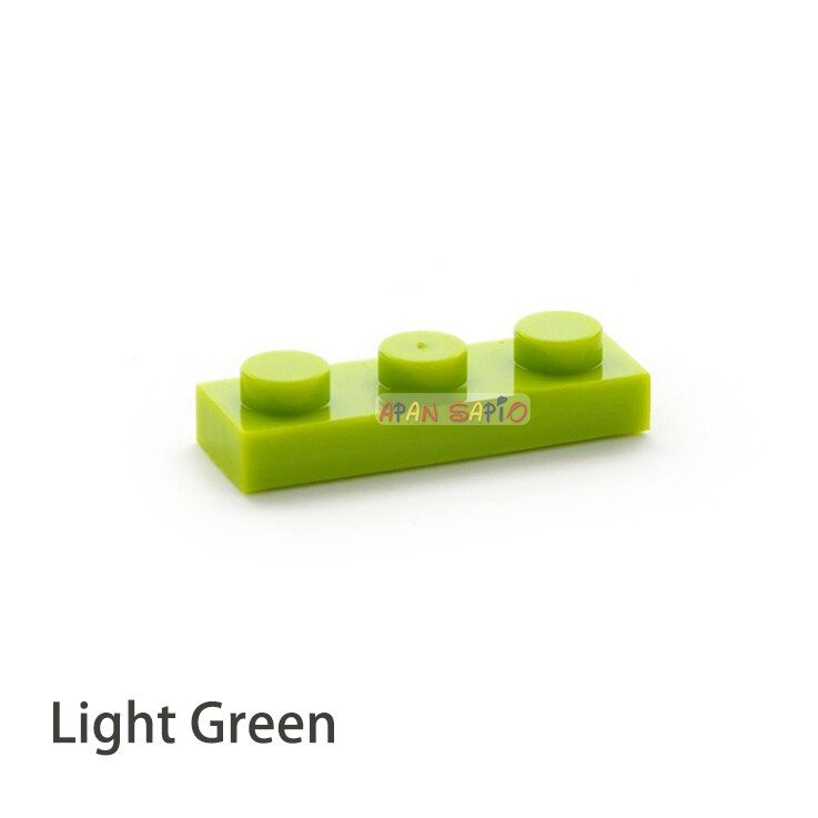 160pcs DIY Building Blocks Thin Figures Bricks 1x3 Dots 12Color Educational Creative Size Compatible With 3623 Toys for Children