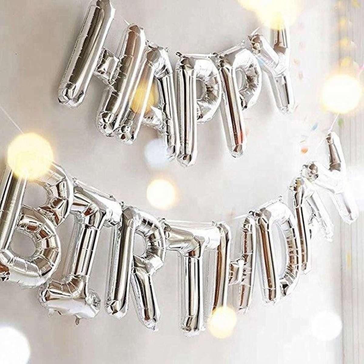 Happy Birthday Foil Balloon 13 pieces