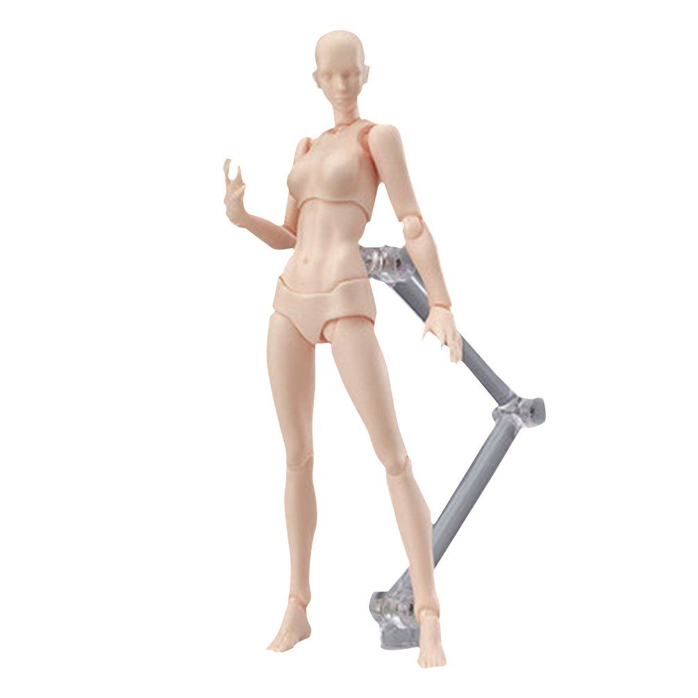 13CM Men Women Figma 2.0 Painting Prop Customize Action Movable Figure Model