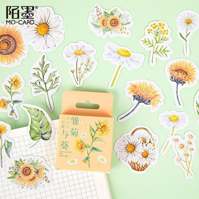 45Pcs/set Star Ocean Stickers Decorative Sticker Diary Stationery Album Sticker Flakes Scrapbooking