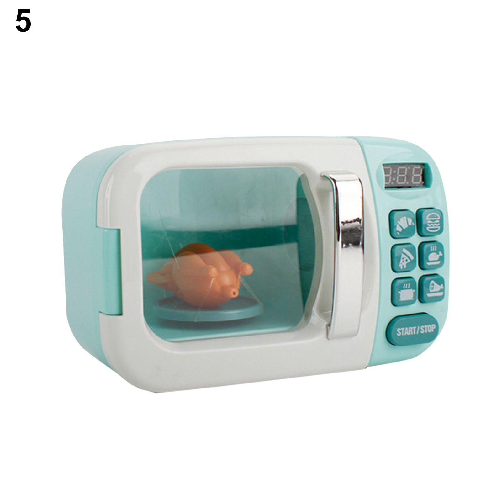 Pretend Play Kithen Toy Stimulate Imagination Exercise Social Skills Kitchen Toy Electronic Play Pretend Play Toy Washing Machine Bread Machine Stove Oven for Kids
