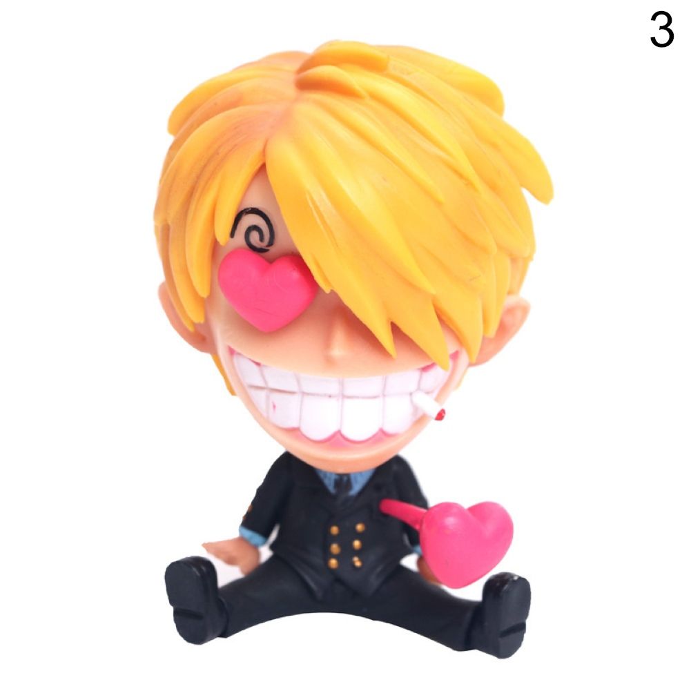 One Piece Cartoon Figure Zoro Chopper Luffy Ace Model Holiday Gift Room Decor