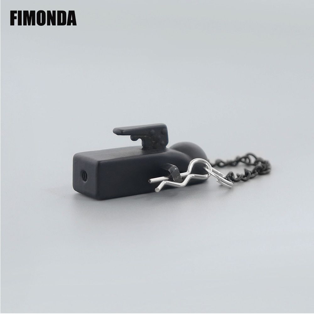 FIMONDA Skull Trailer Hook Metal Trailer Hitch Mount for 1/10 RC Crawler Traxxas TRX4 TRX6 Axial SCX10 90046 03007 GEN 8 86100