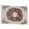 Knitted Fabric Creative Multiple Colour Plemat lecloth for X Ornament