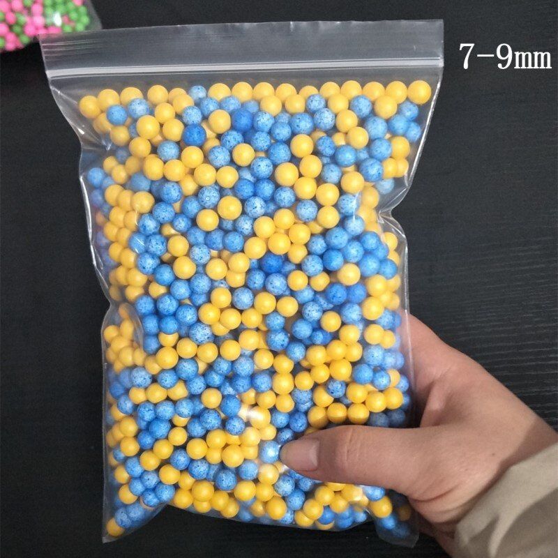 7-9mm 13g Rainbow Bleeding Mini Colors Styrofoam Beads For Slime Foam Balls Decorative Ball DIY Craft Supplies TOYS BEAD