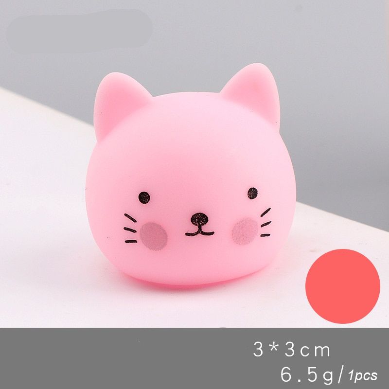 Cartoon Soft Adorable Pink Piggy Whole People Vent Duck Pinch Called Decompression Bath Animal Toys