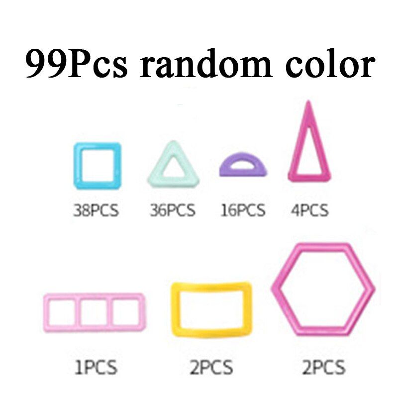 1-258PCS Mini Magnetic Blocks Educational Construction Set Models & Building Toy ABS Magnet Designer Kids Gift