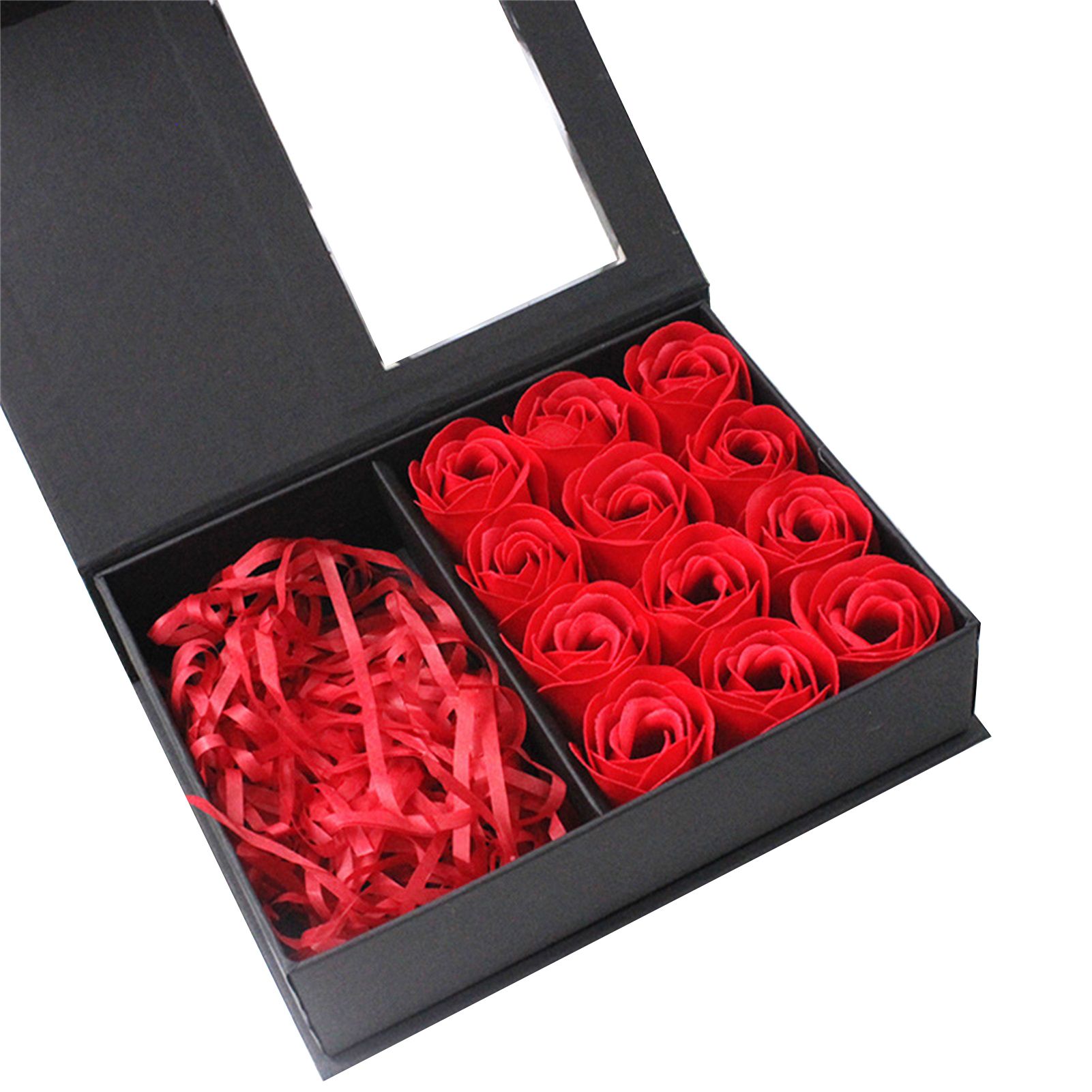 Flower Gift Box Easy to Carry Memorable Exquisite Soap Flower Gift Box
