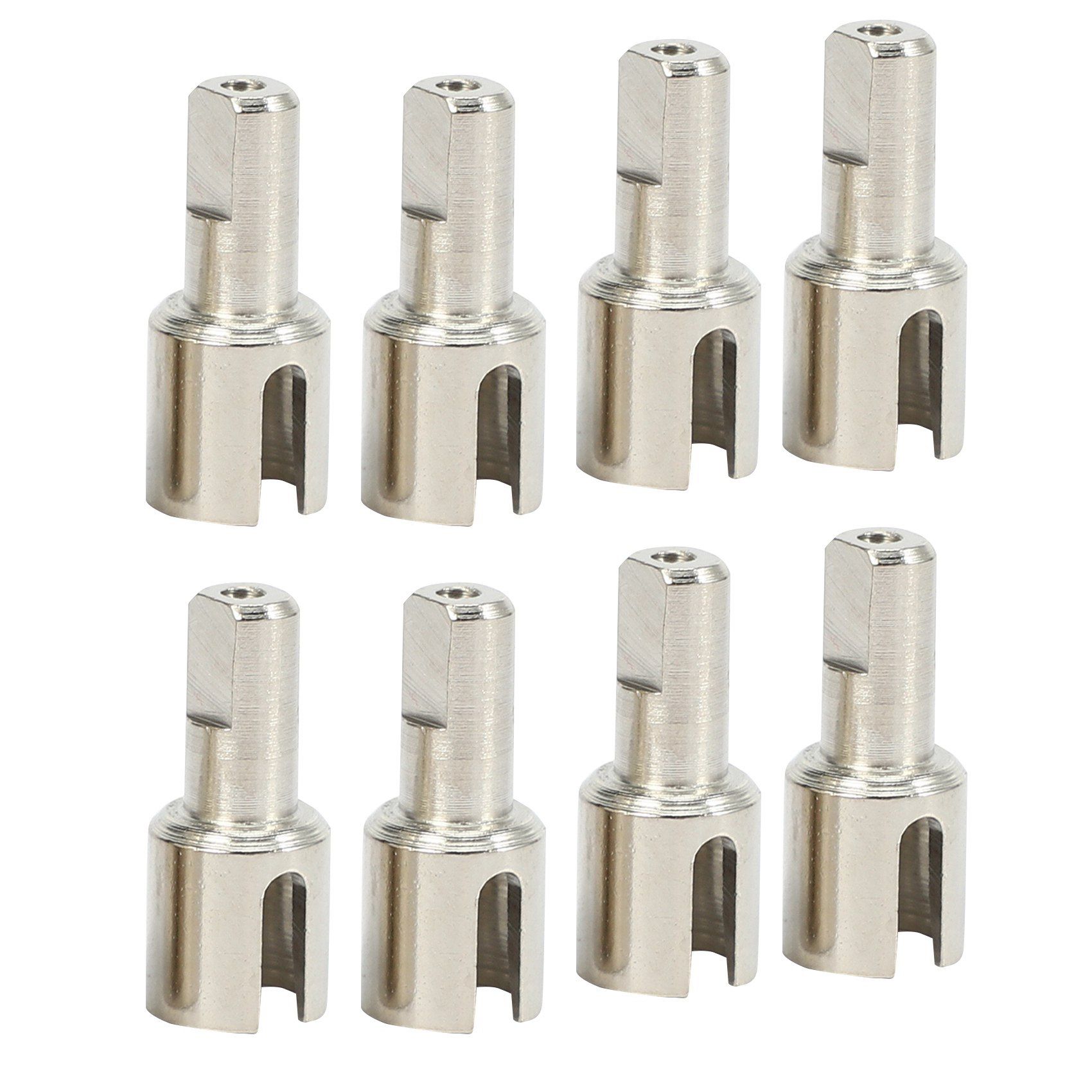 8Pcs 1/14 Remote Control Car Spare Parts Differential Cups Car Accessories Fit for WLtoys 144001 Metal Cup Auto Parts