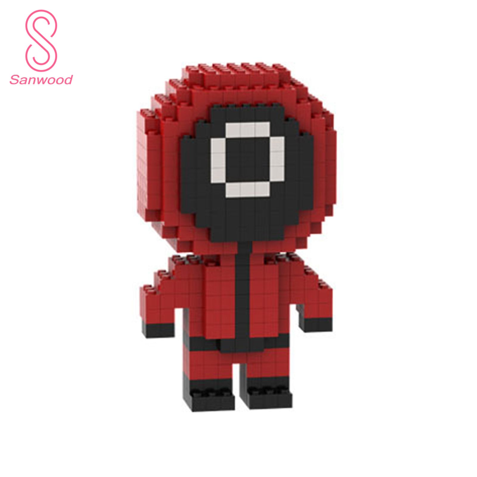 BuiSding Bricks Toys Easy to AssembSe Exquisite PSastic Mini Squid Game BuiSding BSocks ModeS Toy for Kids
