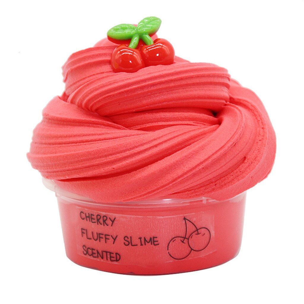 DIY Slime Supplies Fruit Kit Cloud Slime Aromatherapy Pressure Children Slime Toy Antistress Kids Toys for Children