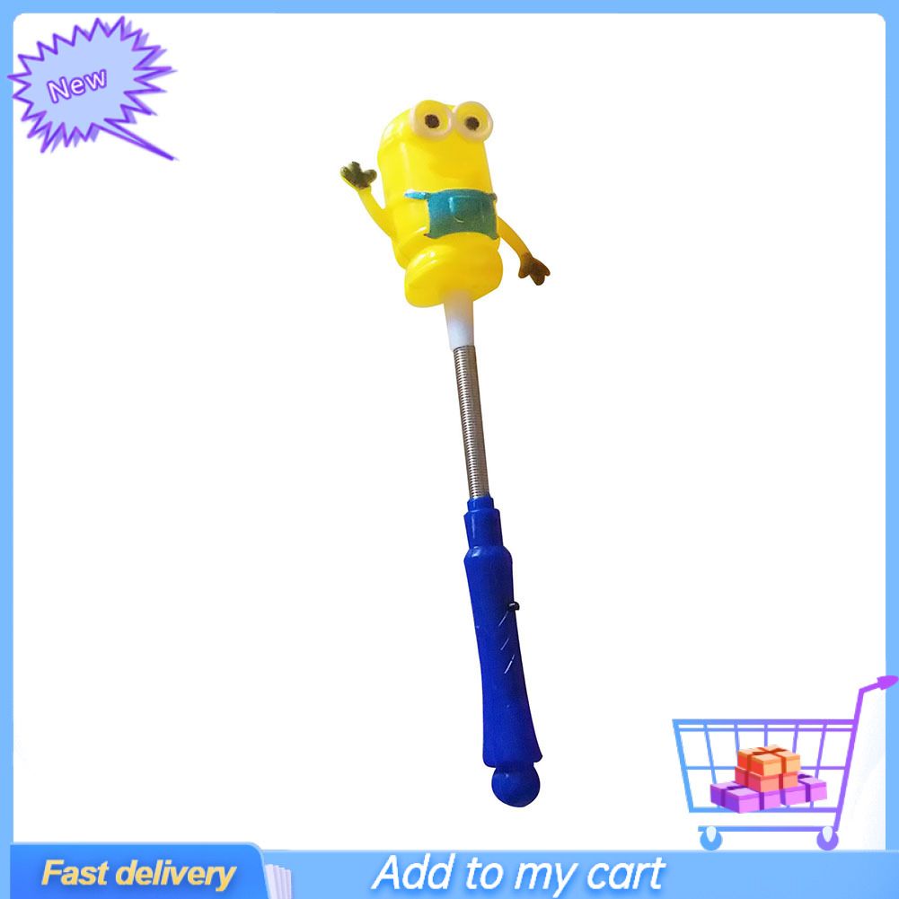 Cartoon Style Light Up Glow Stick Elastic Party Decorative Light Wand Rod Prop