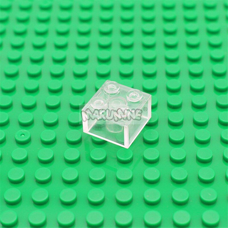 MARUMINE Transparent MOC Brick 50PCS Building Block Toys City Accessories Educational MOC Bricks Parts Classic Learning Set
