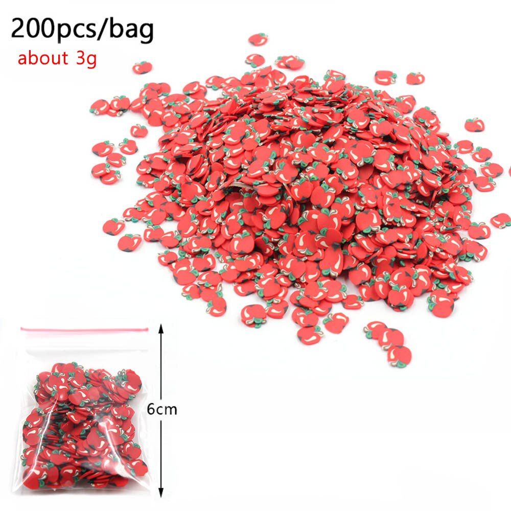 Fruit Slices For Fluffy Slime Supplies Charms For Lizun Polymer Soft Clay Slime Accessories Glue Decor Toys