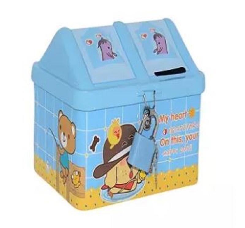 House Coin Box - Sky Blue