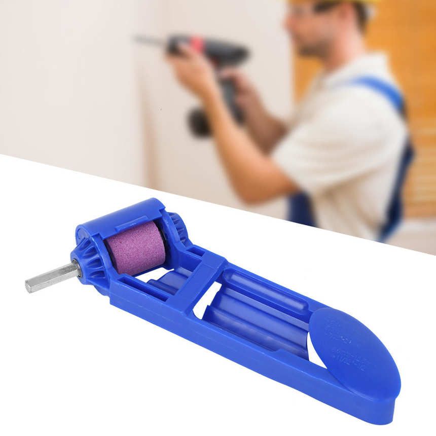 Portable Drill Bit Sharpener Corundum Grinding Wheel Electric Auxiliary Tool