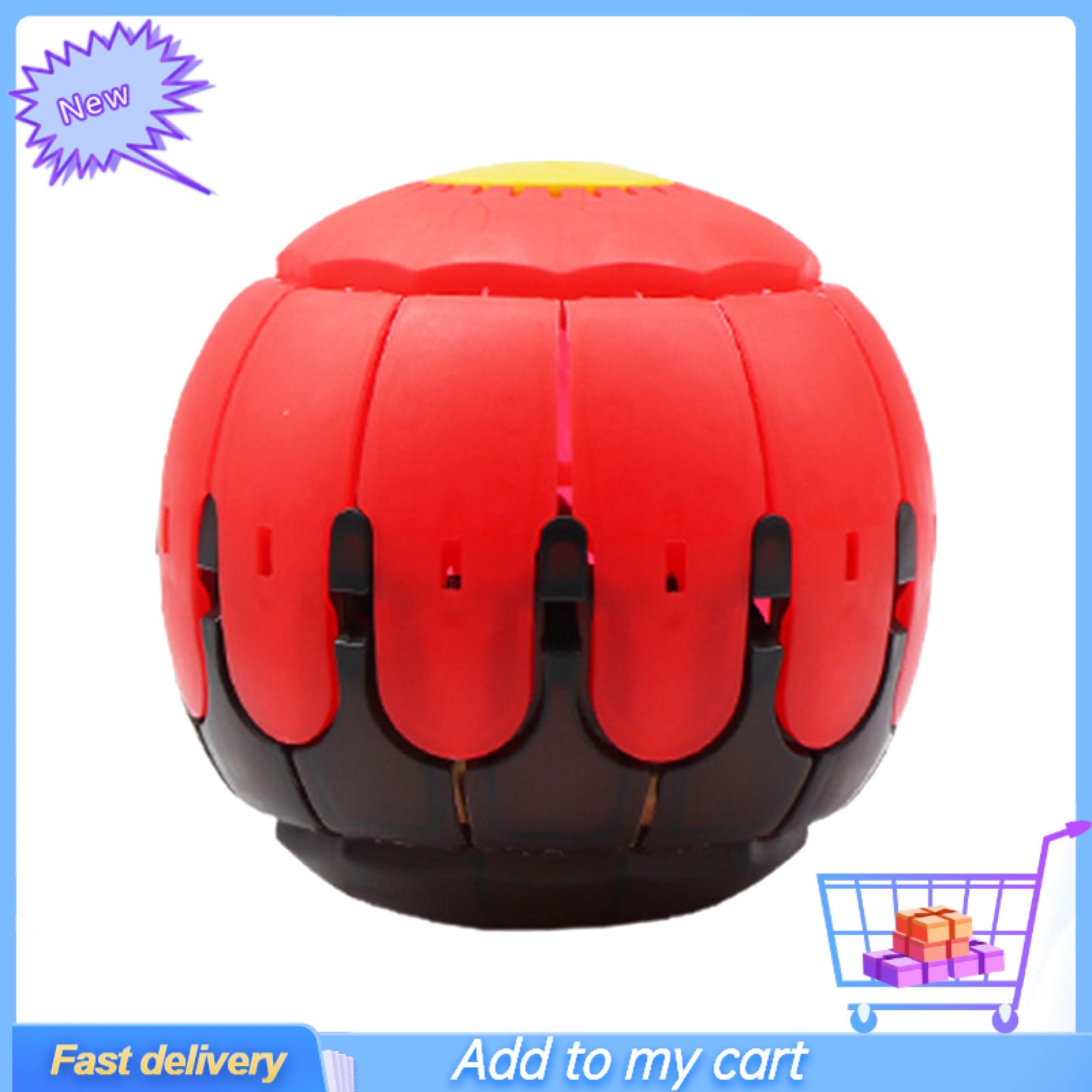 Flying Disc Ball Deforming Lighting Musical Flying UFO Flat Throw Disc Ball for Gift