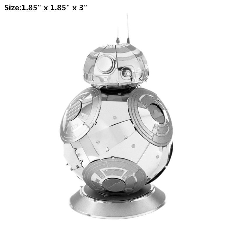 Star Wars Metal Assembly Model Puzzle R2D2 X-wing Fighter Millennium ATAT BB8 Model Kits DIY Laser Cut Assemble Toys Jigsaw Gift