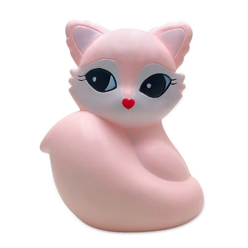 Super Jumbo Kawaii Fox Squishy Slow Rising Simulation Squeeze Toy Soft Scent Stress Relief Toy for Children 15*12 CM