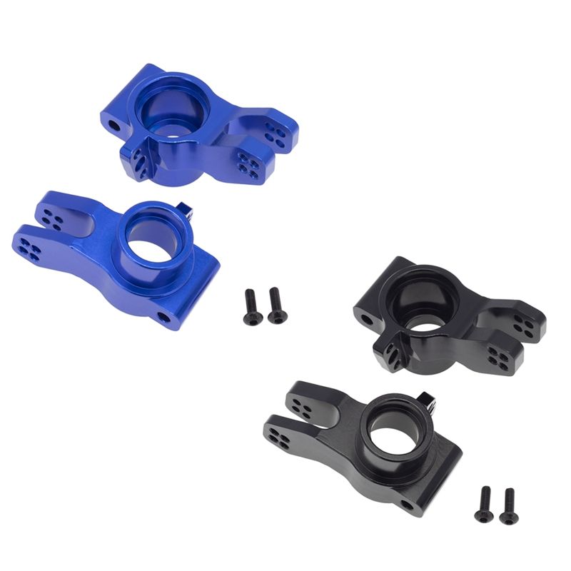 Metal Rear Hubs Steering Knuckles AR330404 for Arrma,Black