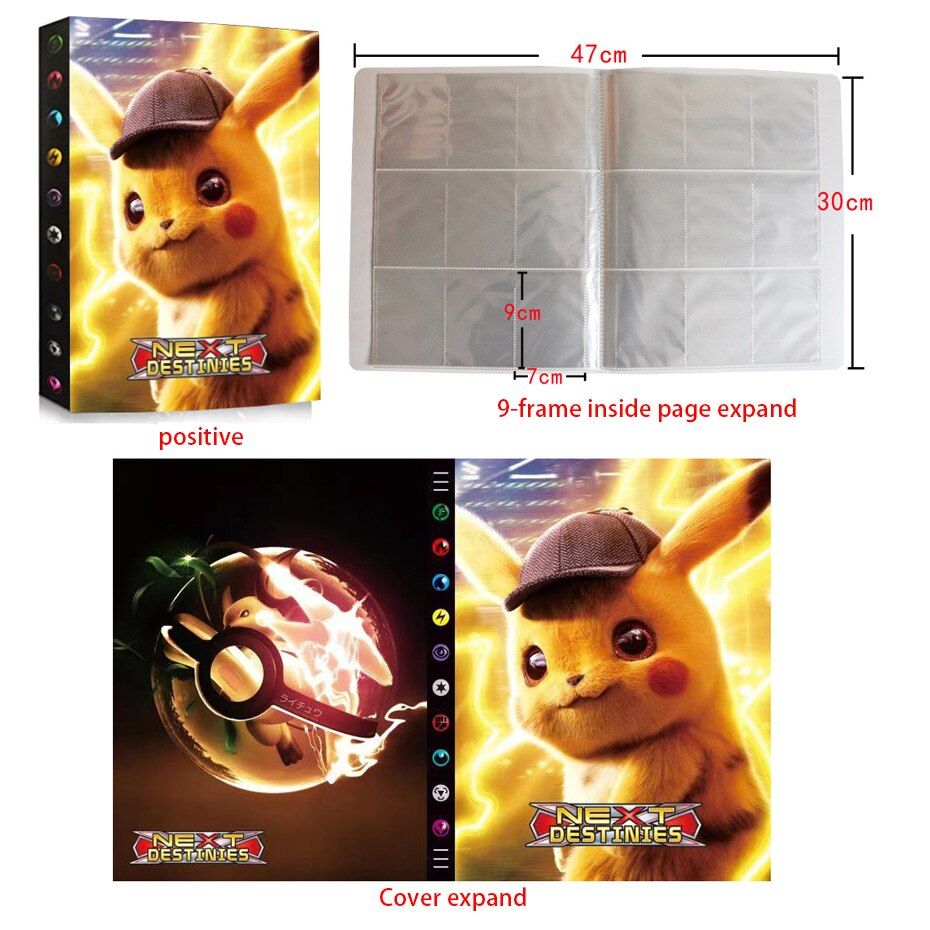 432pcs Holder Album Toys Collections Pokemon Cards Album Book Top Loaded List Toys Gift for Children