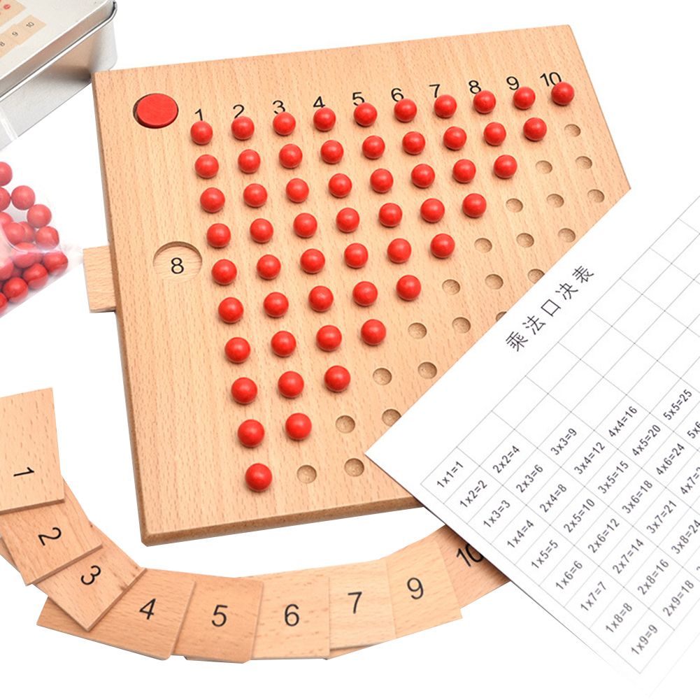 Wooden Colorful Addition Subtraction Board Mathematics Children Teaching Aids