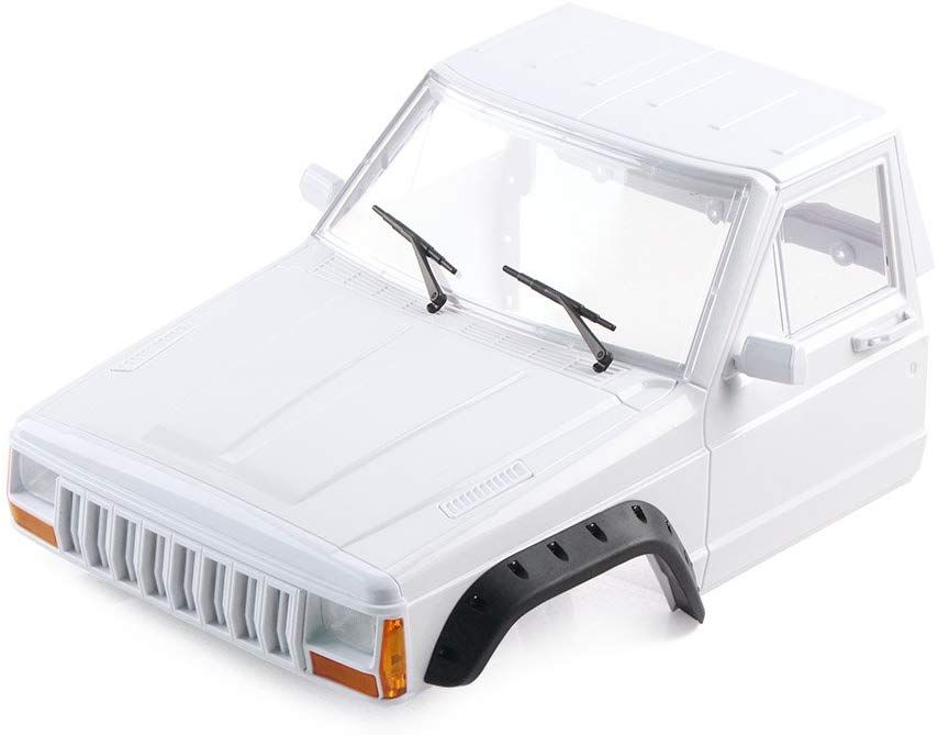 Yfashion RC Cherokee Body Cab & Back-Half Cage for 1/10 RC er raxxas RX4 Axial SCX10 900