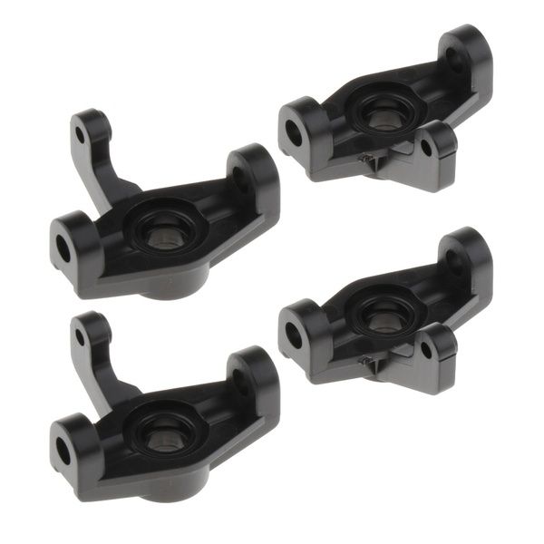 4Pcs 1/14 RC Car Plastic Front Hub Carrier Upgrade Parts for WLtoys 144001