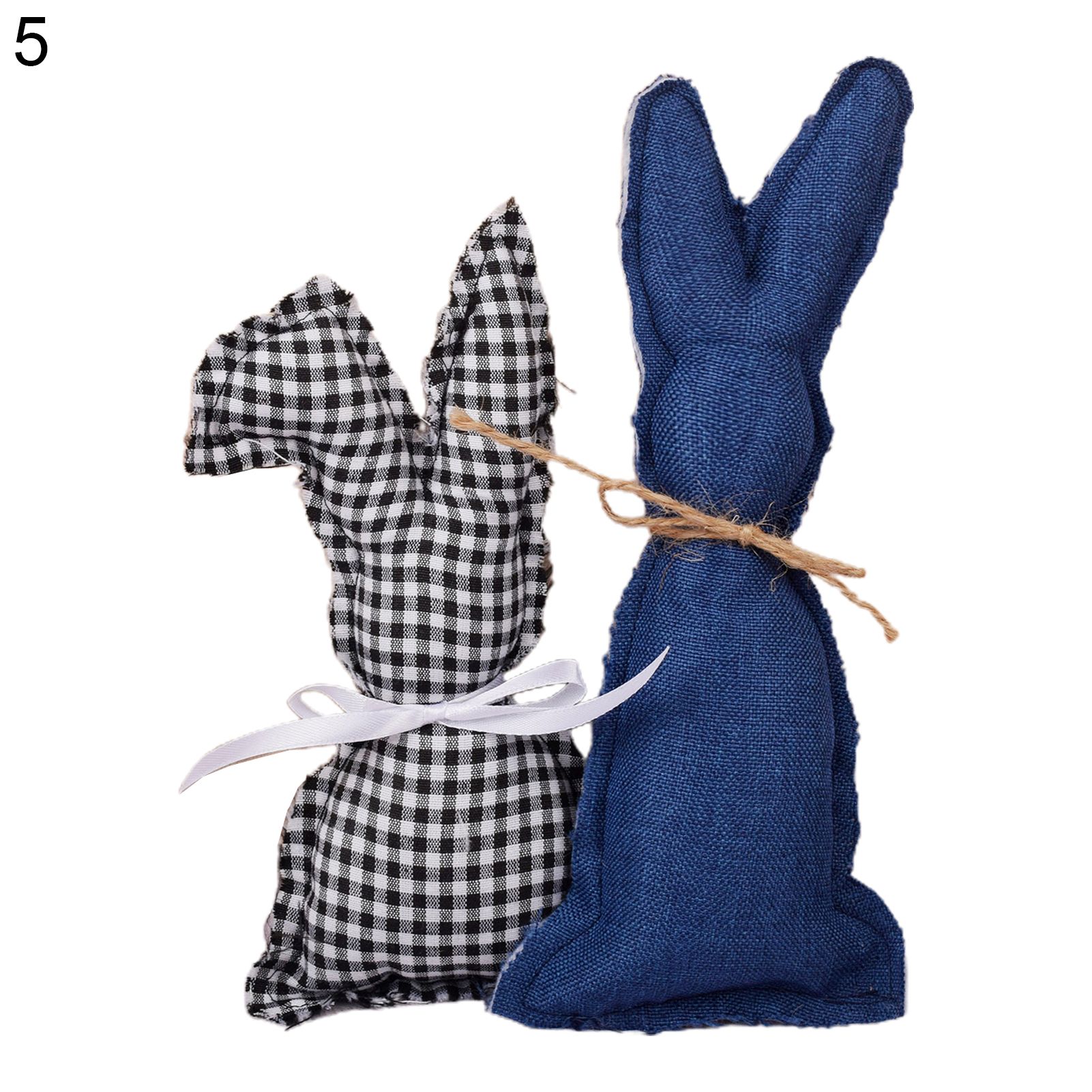 Fabric Art Model Wide Application Adorable Rabbit Shape Fabric Toy Decor