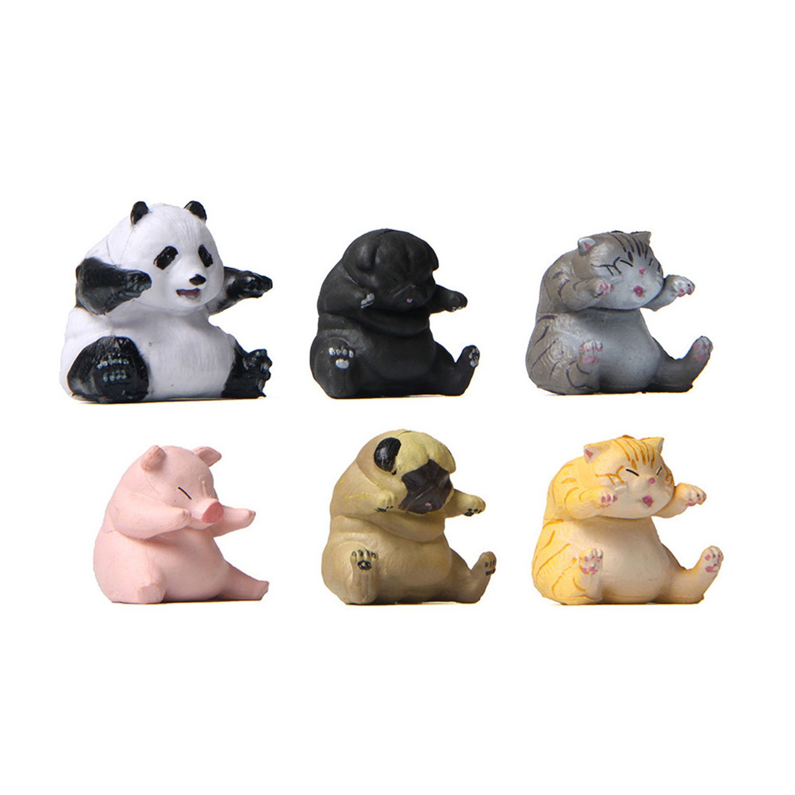 Animalsniature Figurine Home Decor Terrarium p Bear Myna Figurine