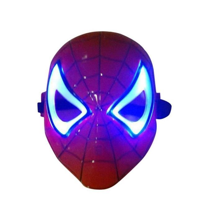 LED Spider Man Mask - Red