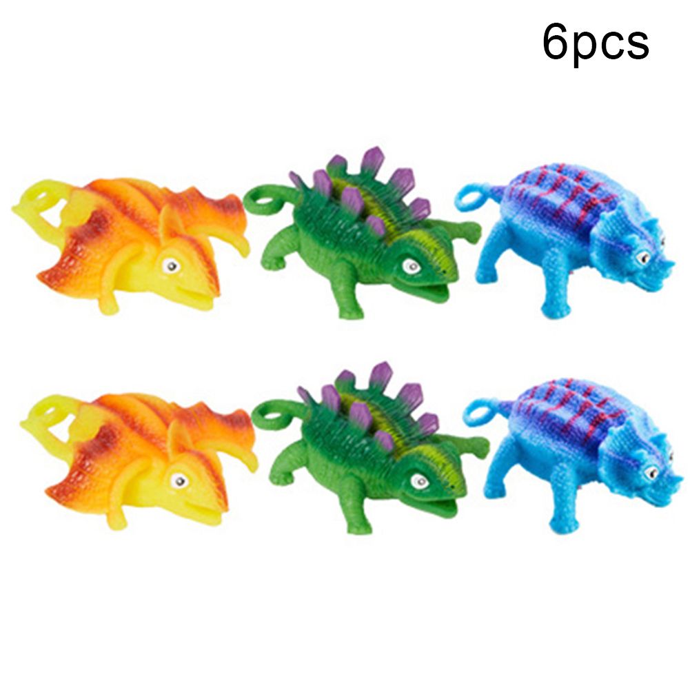 6/12Pcs Kids Dinosaur Soft Inflatable Bubble Ball Antistress Vent Balloon Toy
