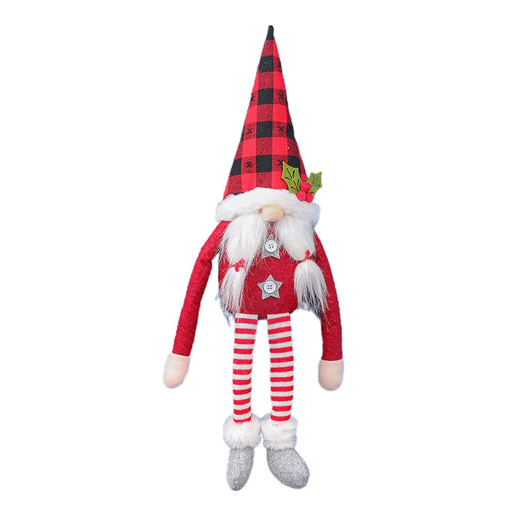 1Pc Xmas Santa Gnome Curtain Tieback Holdback Drape Holder Window Decoration