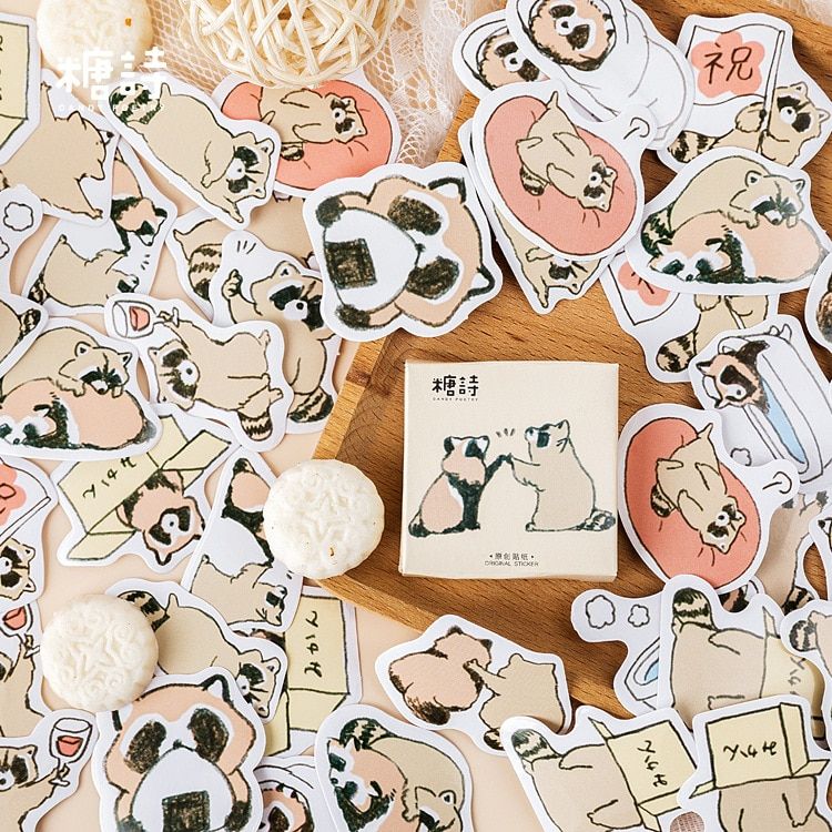 40 Pcs Pack English Blessing Toy Stickers for Car Styling Bike Motorcycle Phone Laptop Travel Luggage Cool Funny Sticker Decals