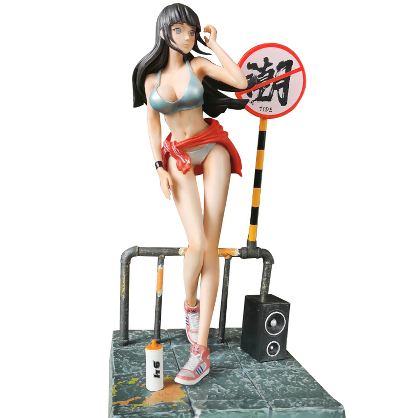 Model Toy Decorative Exquisite Appearance PVC Hyuga Anime Action Model for Desktop