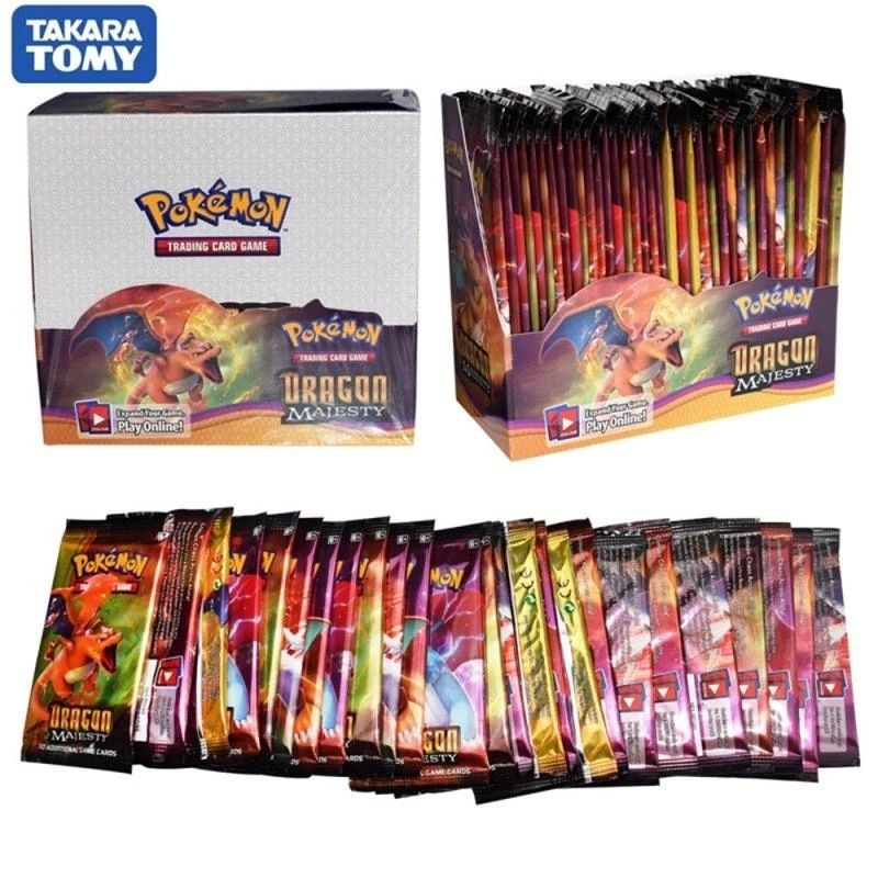 324pcs Pokemon cards Sun & Moon XY Dragon Majesty Booster Box Collectible Trading Cards Game