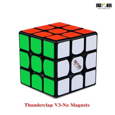 QiYi MoFangGe Thunderclap V3M 3x3x3 Magnetic Magic Cube Stickerless Qiyi 3x3 Magnetic Cube Puzzle Gift