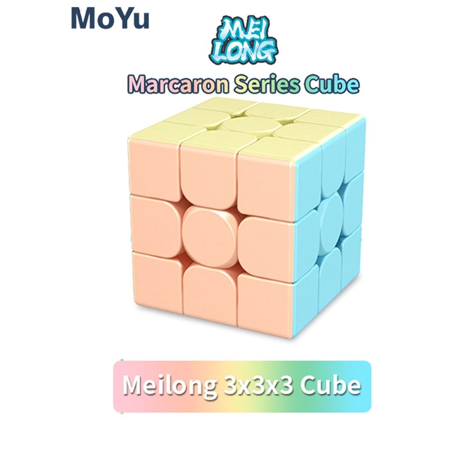Newest 2020 Moyu CUBING CLASSROOM Meilong Marcaron series 3x3x3 Magic Cube meilong 3 Magico Cubo Puzzle Toys for Children