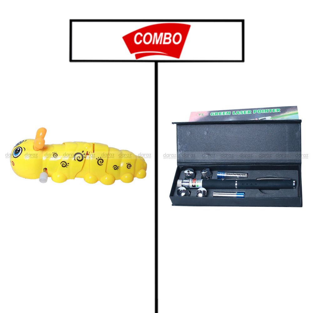 Insect Toy & Lesar Loght Set Combo Pack