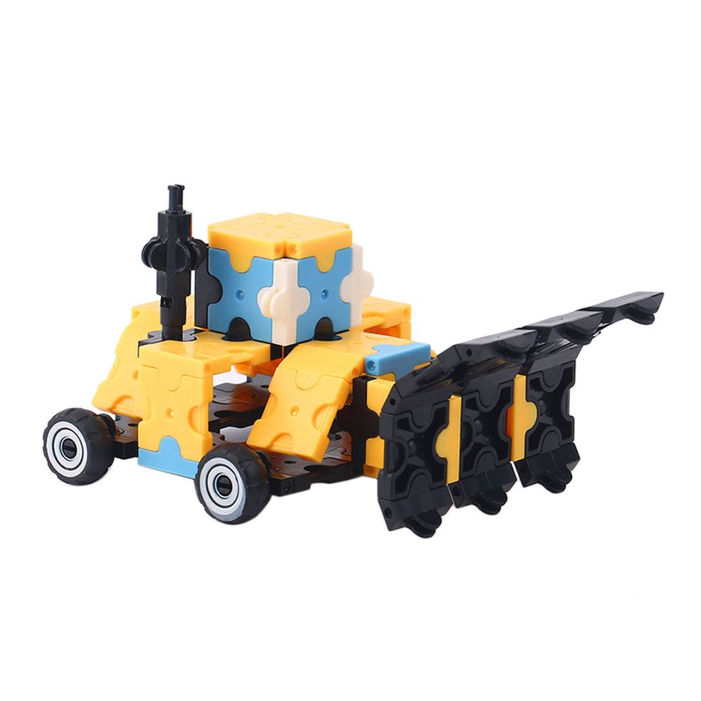 3D DIY Creative Engineering Vehicles Bricks Models Learning Educational Toy