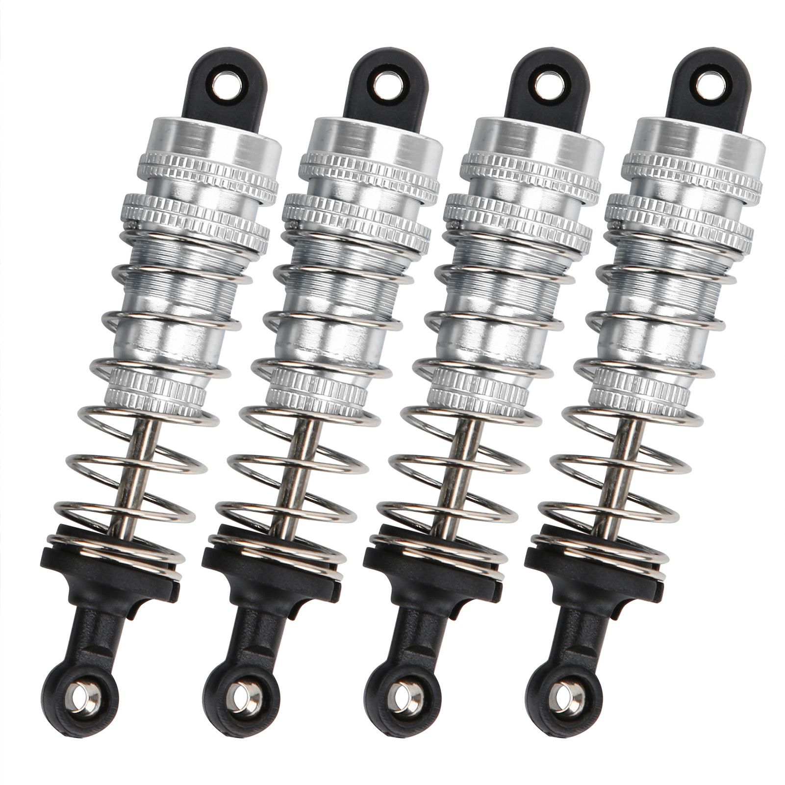 Spring Shock Absorber Assembled Replacement Adjustable 1/12 Scale 4pcs 3.1in for Remote Control Car MN G500/BRABUS Upgrade