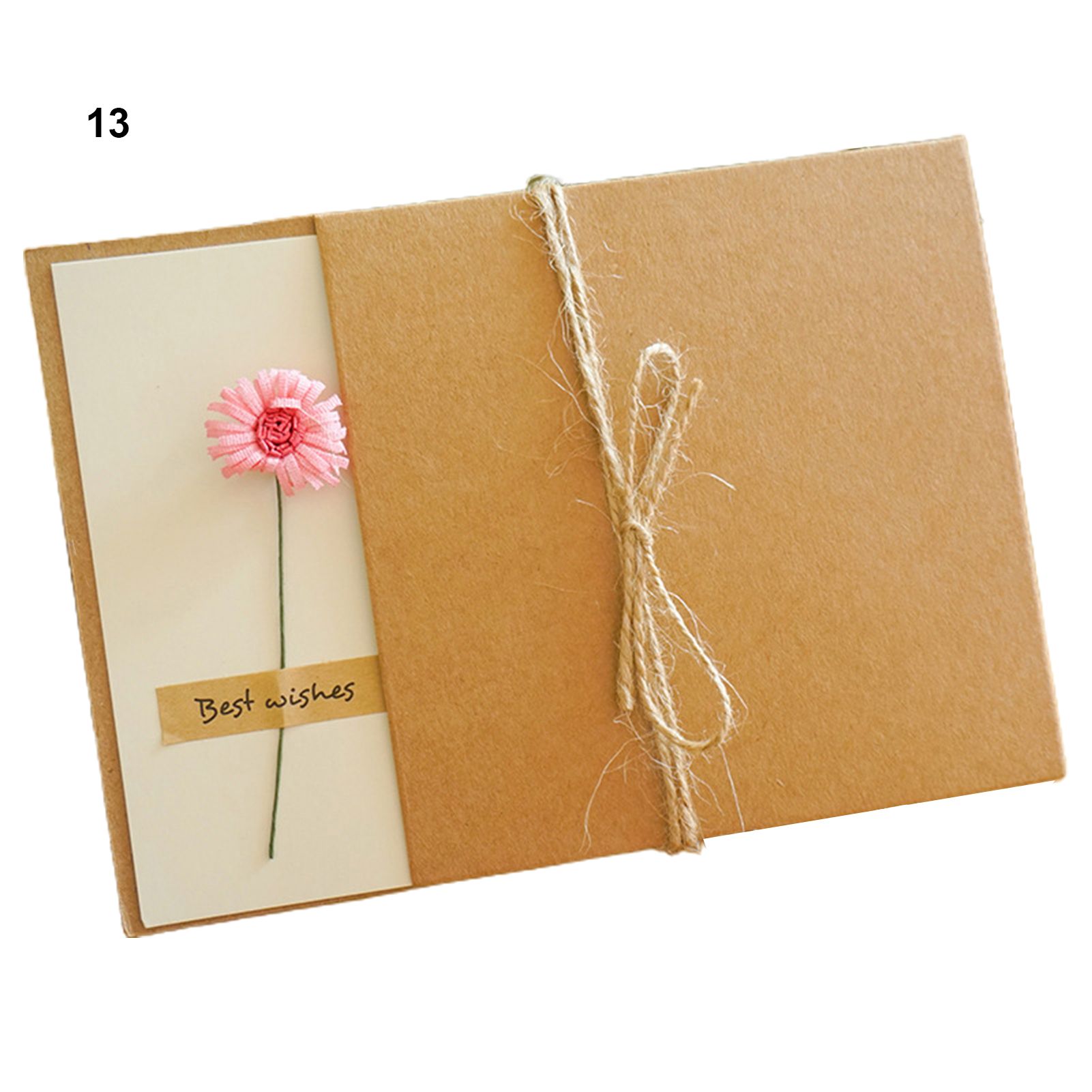 Thank You Card Eye-catching Greeting Cards with Simulation Flower